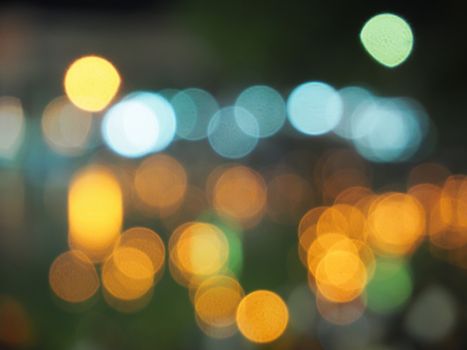 A Bokeh is Multicolor of Background, Beautiful