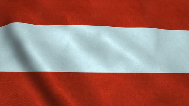 Realistic Ultra-HD flag of the Austria waving in the wind. Seamless loop with highly detailed fabric texture. Loop ready in 4k resolution.