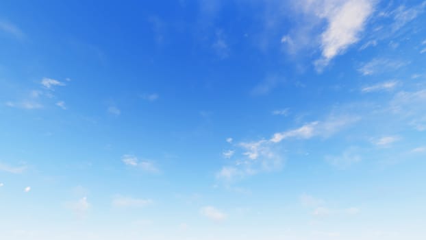 Cloudy blue sky abstract background, blue sky background with tiny clouds, 3d rendering

