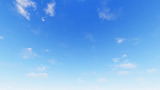 Cloudy blue sky abstract background, blue sky background with tiny clouds, 3d rendering

