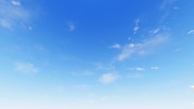 Cloudy blue sky abstract background, blue sky background with tiny clouds, 3d rendering

