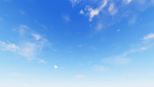 Cloudy blue sky abstract background, blue sky background with tiny clouds, 3d rendering

