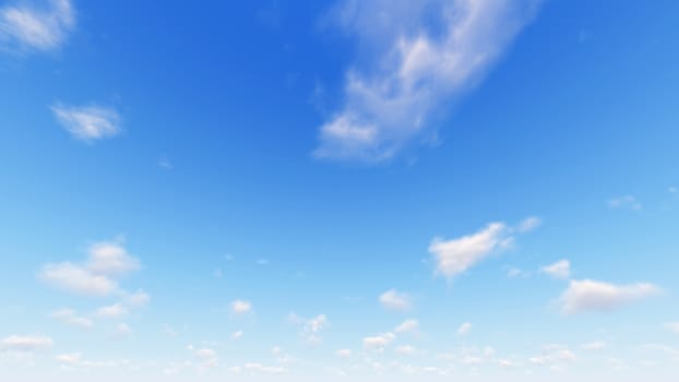 Cloudy blue sky abstract background, blue sky background with tiny clouds, 3d rendering

