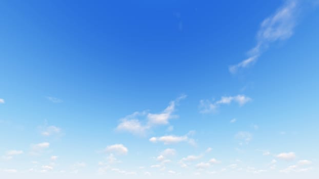 Cloudy blue sky abstract background, blue sky background with tiny clouds, 3d rendering

