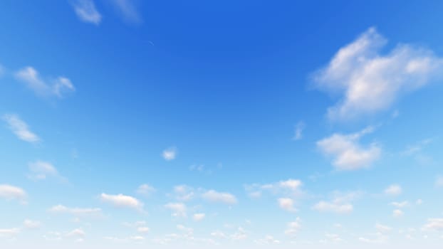 Cloudy blue sky abstract background, blue sky background with tiny clouds, 3d rendering

