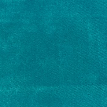 The Velvet fabric texture in turquoise color. Shape square