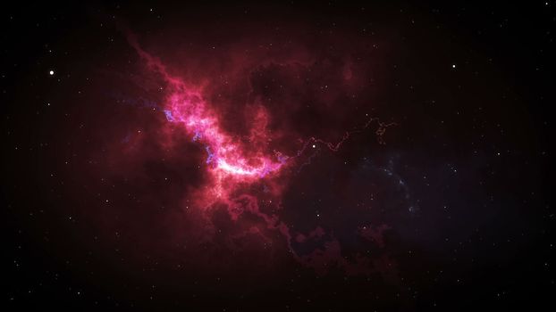 Realistic Galaxy Milky Way. Colorful space background