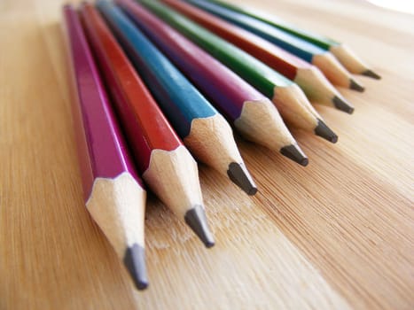 Various color pencil pictures