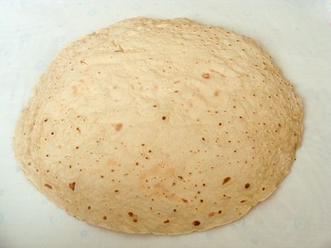 Yufka bread made from natural wheat flour paste