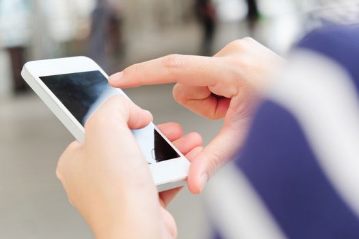 People Using a Smart Phone background,Communication technology
