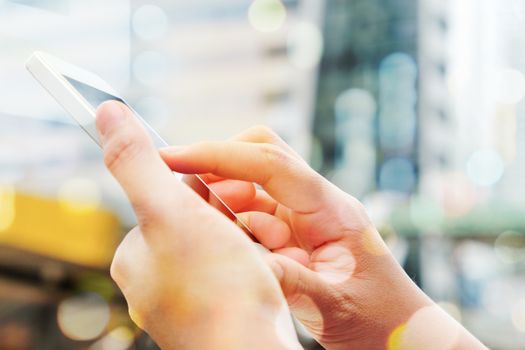 People Using a Smart Phone background,Communication technology