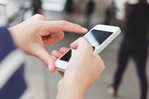 People Using a Smart Phone background,Communication technology