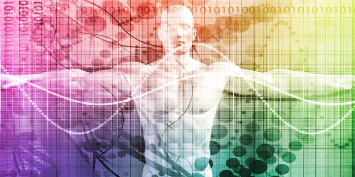 Healthcare Technology with Advanced Scanning Diagnosis Concept
