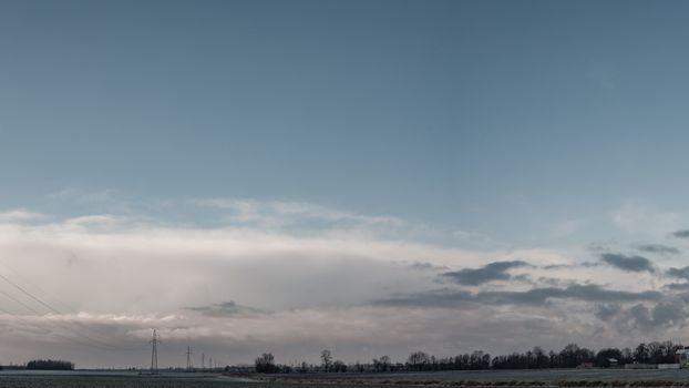 blue sky, natural clouds, nature series