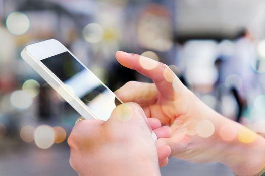 People Using a Smart Phone background,Communication technology