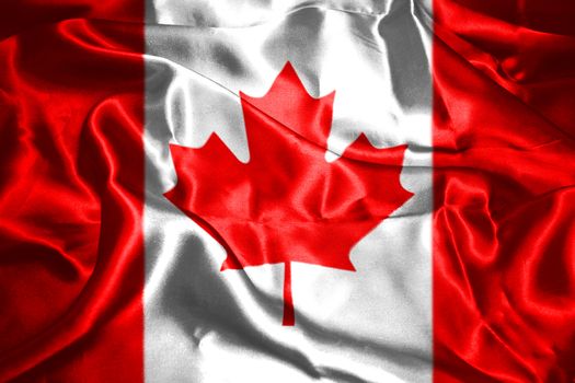 Canadian National Flag 3D Rendering