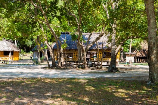 wood cabin by the beach in Eats Timor