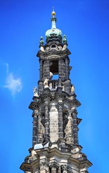 Katholische Hofkirche, Schlossplatz in Dresden, State of Saxony, Germany 