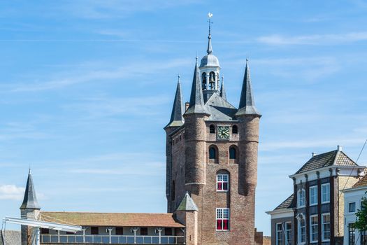 The Noordhafenpoort of Zierikzee. The harbor port is one of the three old city gates.