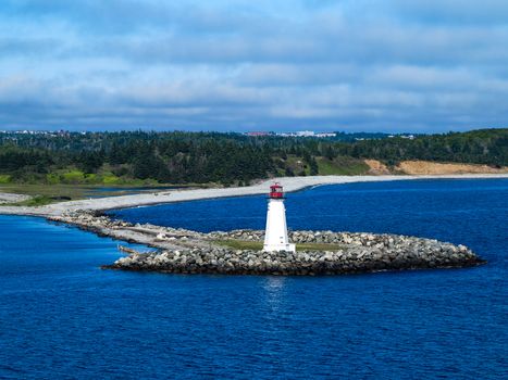 The Lighthouse on McNabs Island, Halifax, Nova Scotia, Canada