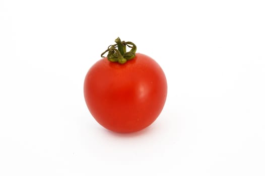 On white & copy space fresh healthy cherry tomatoes stock pictures