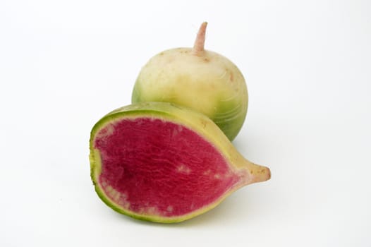 Suitable for food site advertisements radish, turnip, watermelon radish visual stock pictures