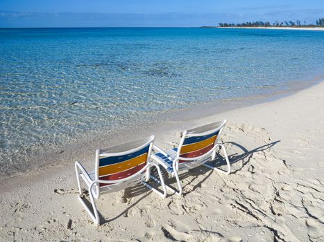 2 chairs overlooking the relaxing Atlantic Ocean