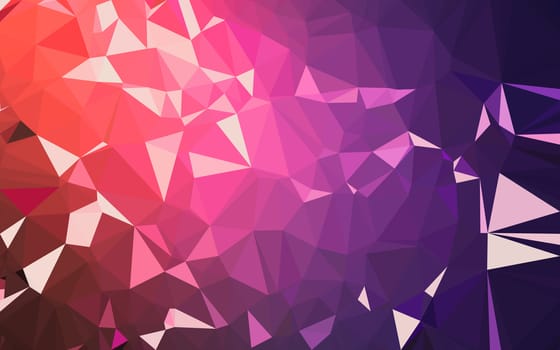 Abstract low poly background, geometry triangle, mosaic pastel color background