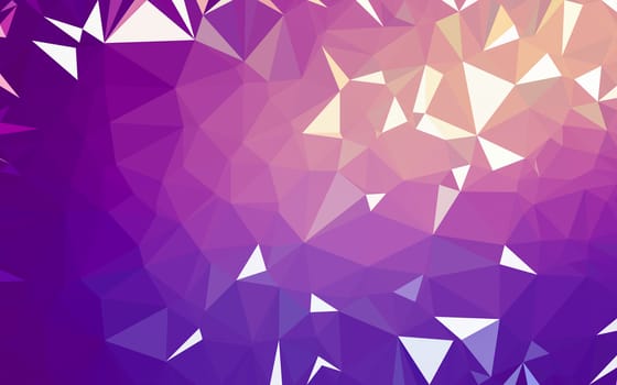 Abstract low poly background, geometry triangle, mosaic pastel color background