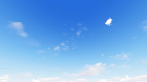 Cloudy blue sky abstract background, blue sky background with tiny clouds, 3d rendering

