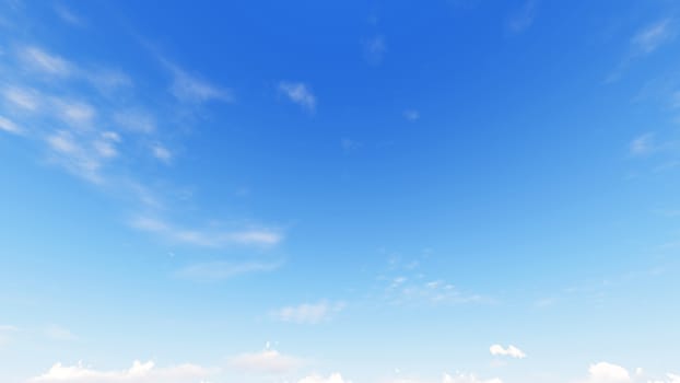 Cloudy blue sky abstract background, blue sky background with tiny clouds, 3d rendering

