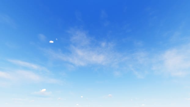 Cloudy blue sky abstract background, blue sky background with tiny clouds, 3d rendering

