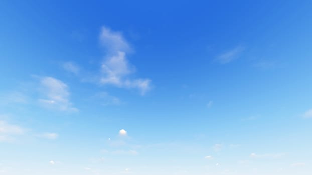 Cloudy blue sky abstract background, blue sky background with tiny clouds, 3d rendering

