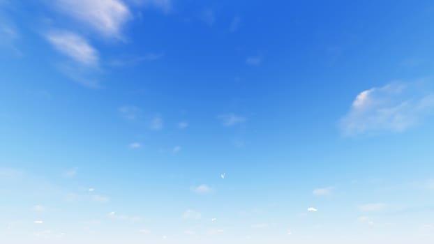 Cloudy blue sky abstract background, blue sky background with tiny clouds, 3d rendering

