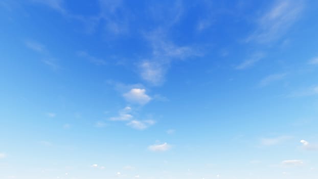 Cloudy blue sky abstract background, blue sky background with tiny clouds, 3d rendering

