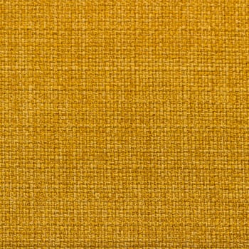 Rustic canvas fabric texture in yellow color. Square shape