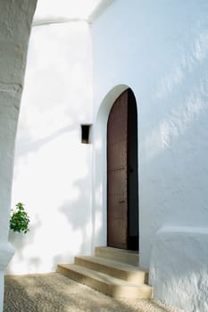 Church wooden door