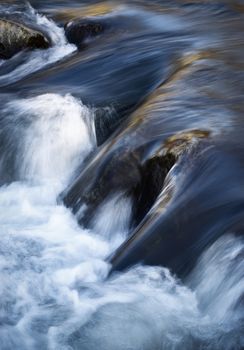 nature background detail rapids on the river