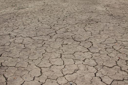 Crack earth and global warming effect background