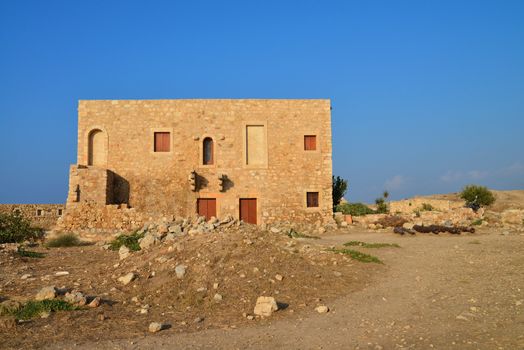 Rethymno city Greece Fortezza fortress armory landmark architecture