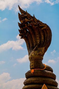 Nakhon Phanom of king naga in NAKHON PHANOM THAILAND ,landmark