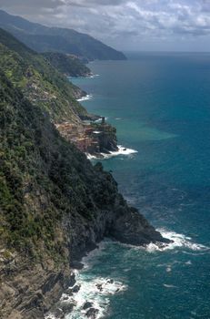 Italy village travel of Europe Liguria tourism