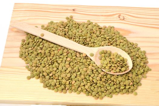 Pictures of green lentils with high nutrition