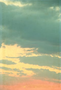 Vintage Sky Background.