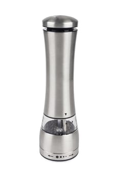 modern pepper grinder isolated on white background