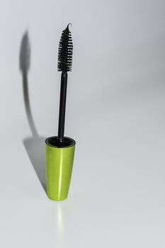 Cosmetic Tools and products on a white background