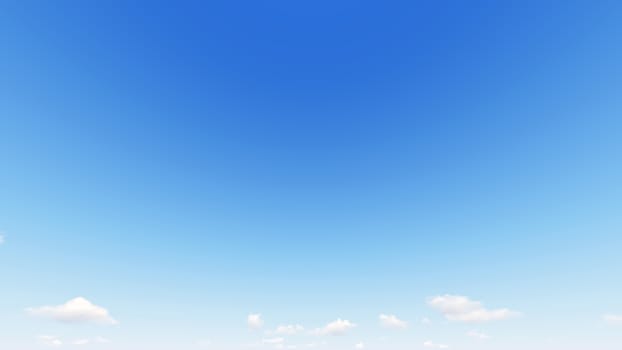 Cloudy blue sky abstract background, blue sky background with tiny clouds, 3d rendering

