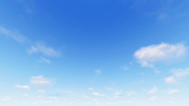 Cloudy blue sky abstract background, blue sky background with tiny clouds, 3d rendering

