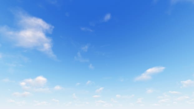 Cloudy blue sky abstract background, blue sky background with tiny clouds, 3d rendering

