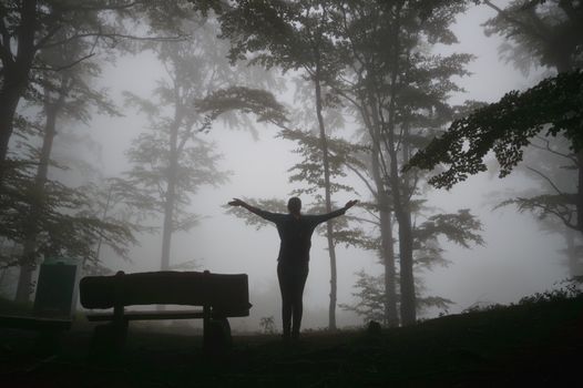 person walking outdoor, person in nature, nature series